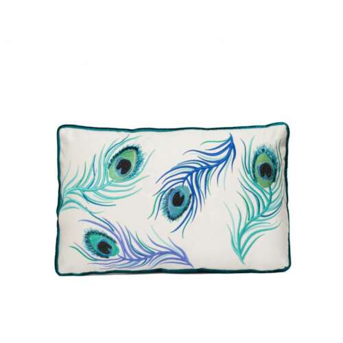 Pretty Peacock Feathers Cushion