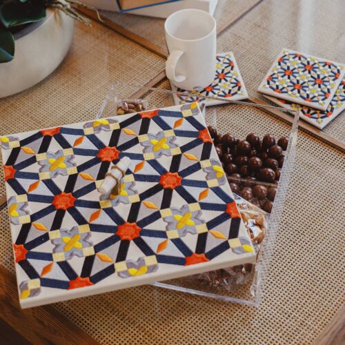 Oriental Acrylic Box Grey