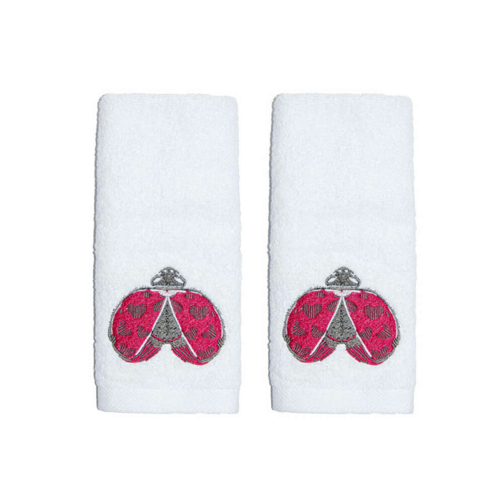 Blue Butterfly Face Towels