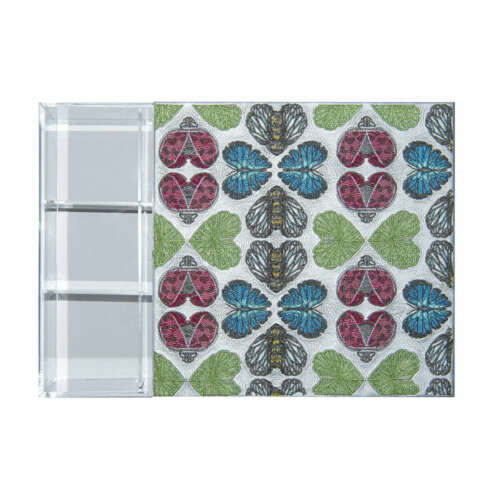 Teatime in the Spring Silver Acrylic Box