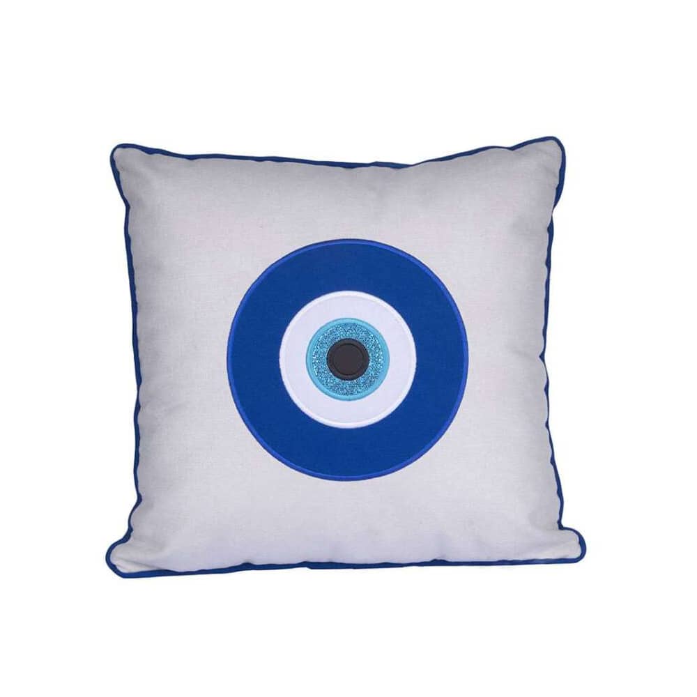 Off White Eye Cushion