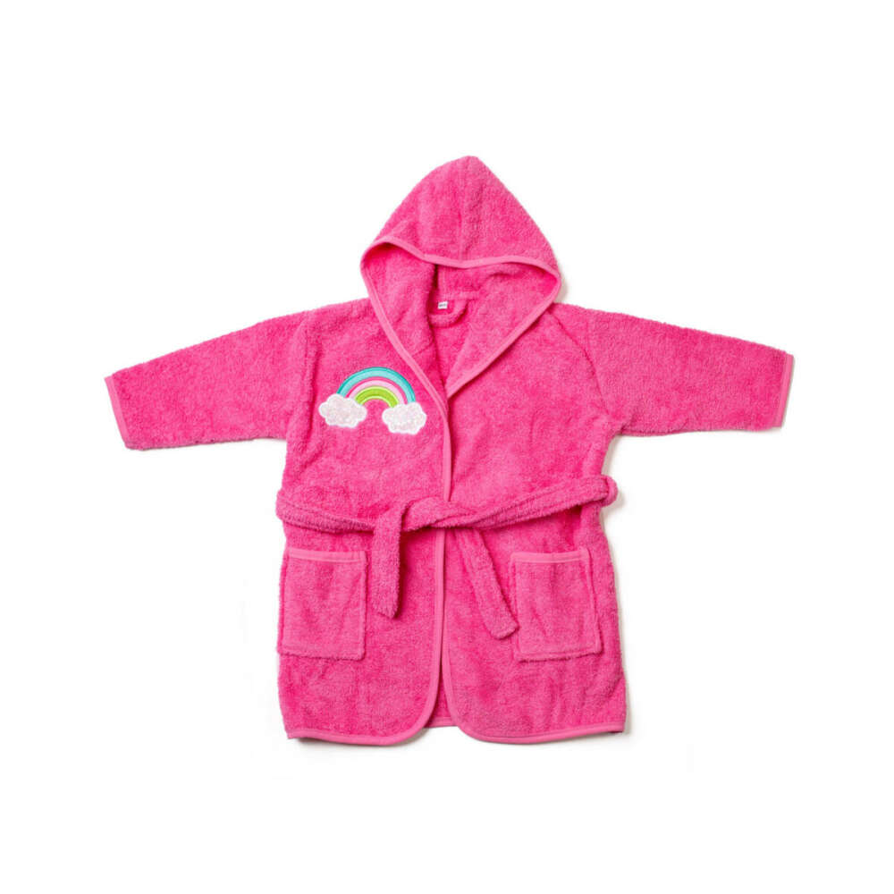 Pink Rainbow Bathrobe