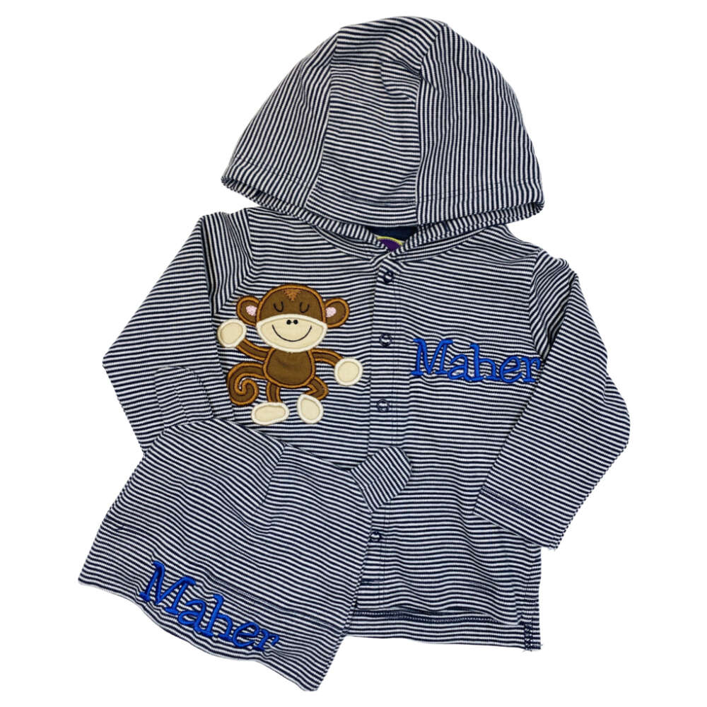 Striped Monkey Cardigan