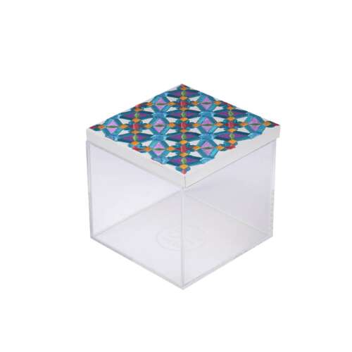 Oriental Mini Pattern Purple Blue