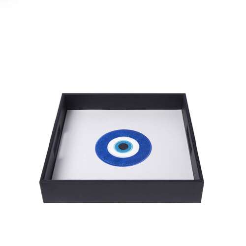 Eye Glitter Leather Tray