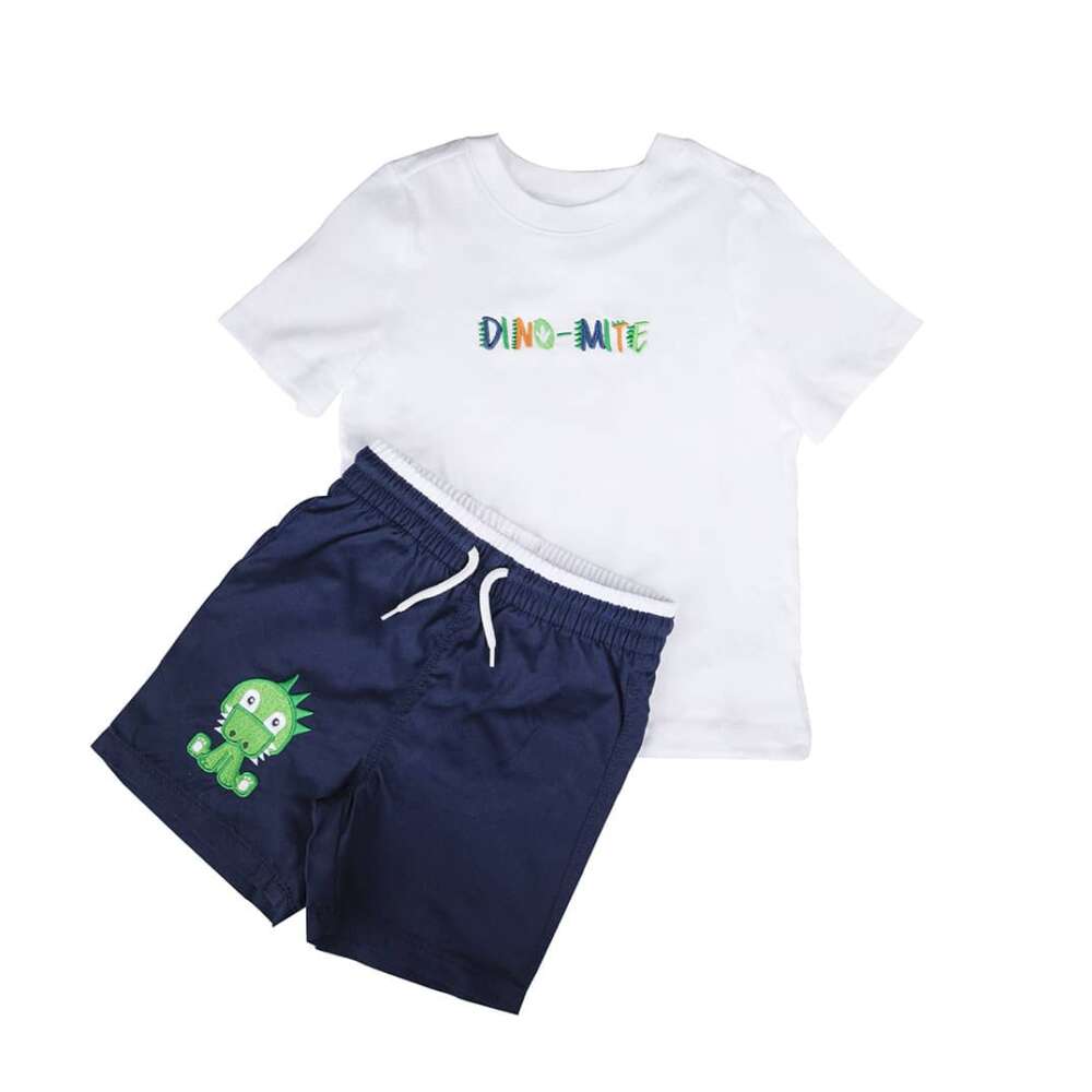 Dinosaur Swim Shorts & T-shirt Set