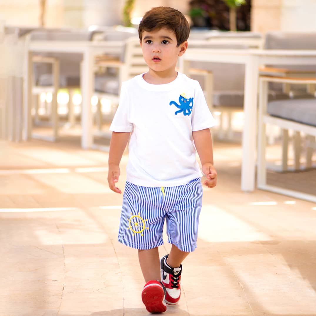 Octopus swim short & T-shirt set - Image 2