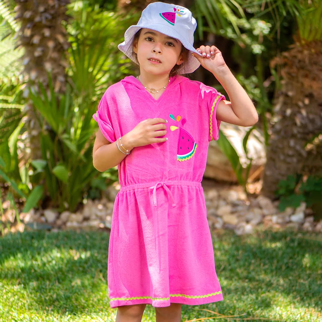 Fuchsia Beach Cover Up - Image 2