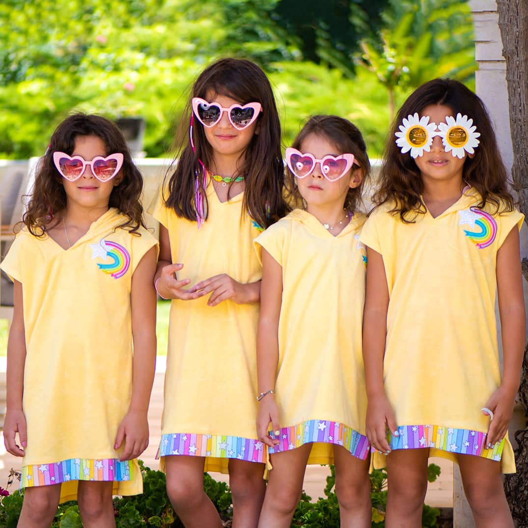 Yellow Rainbow Coverup - Image 2