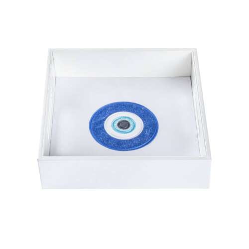 Mini Eye Glitter Leather Tray