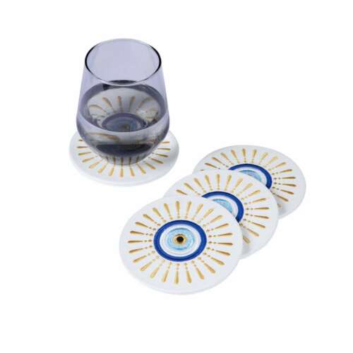 Sunny Eye Coasters - Set of 4