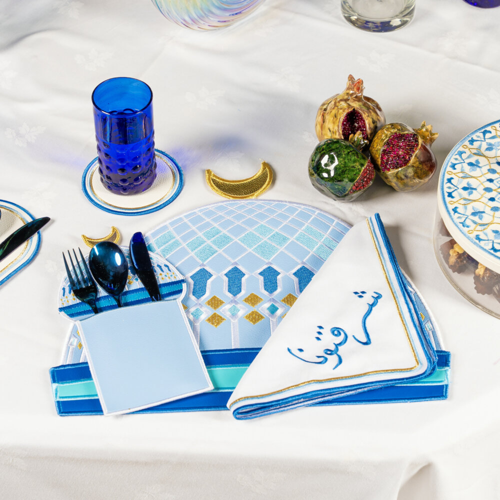 Blue Dome cutlery pouch - Set of 2 - Image 2