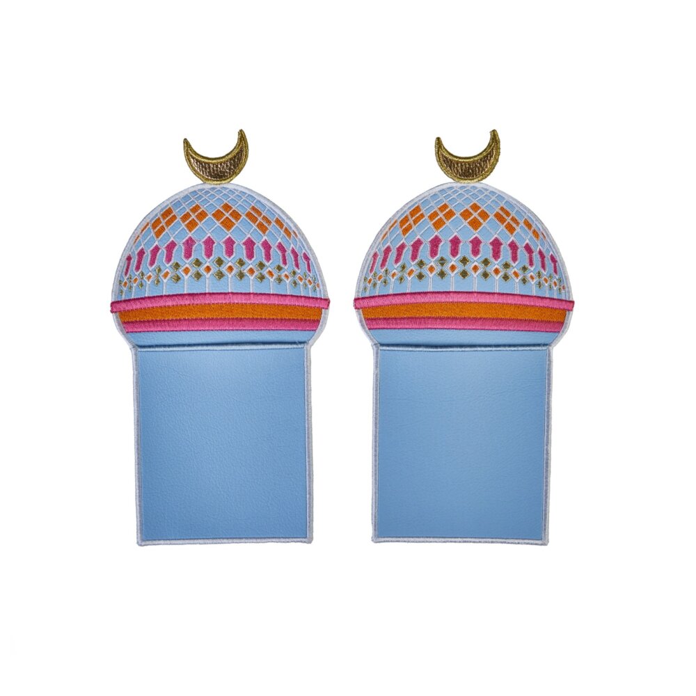 Pink Dome cutlery pouch - set of 2