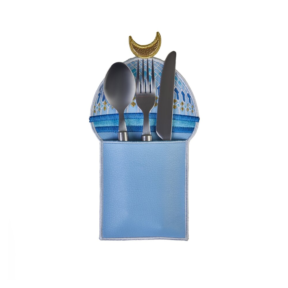 Blue Dome cutlery pouch - Set of 2 - Image 3